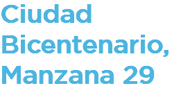 Ciudad Bicentenario, Manzana 29